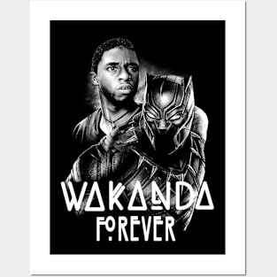 Wakanda Forever - Rip Chadwick Boseman Posters and Art